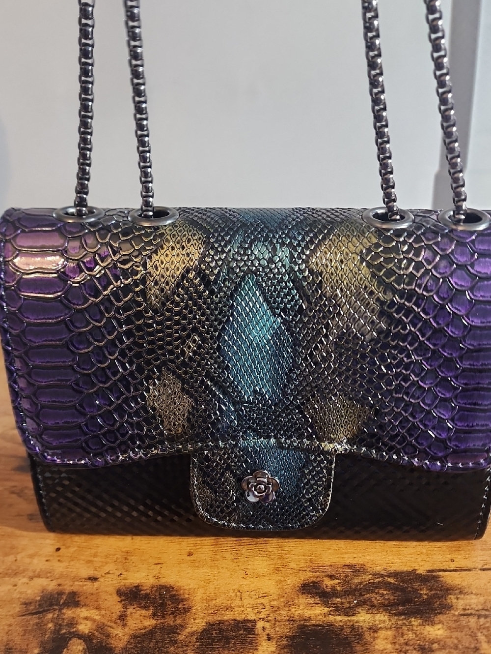 Local Snake Skin pattern Women's Shoulder Bag Fashion Women's Shoulder With/Out